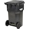 Otto Mobile Heavy Duty Trash Container, 65 Gallon, Gray 6955050F-B43 - alternate 8